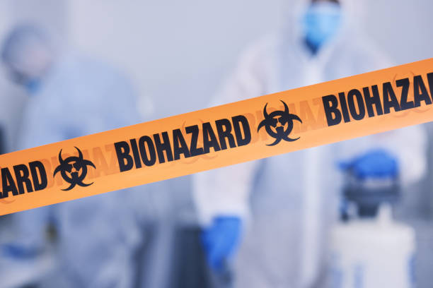 Professional Biohazard Cleanup technician working in North Hampton, NH